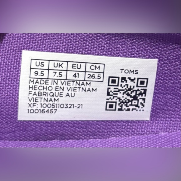 NWT TOMS Unity Love Wins Shoes - Picture 5 of 8